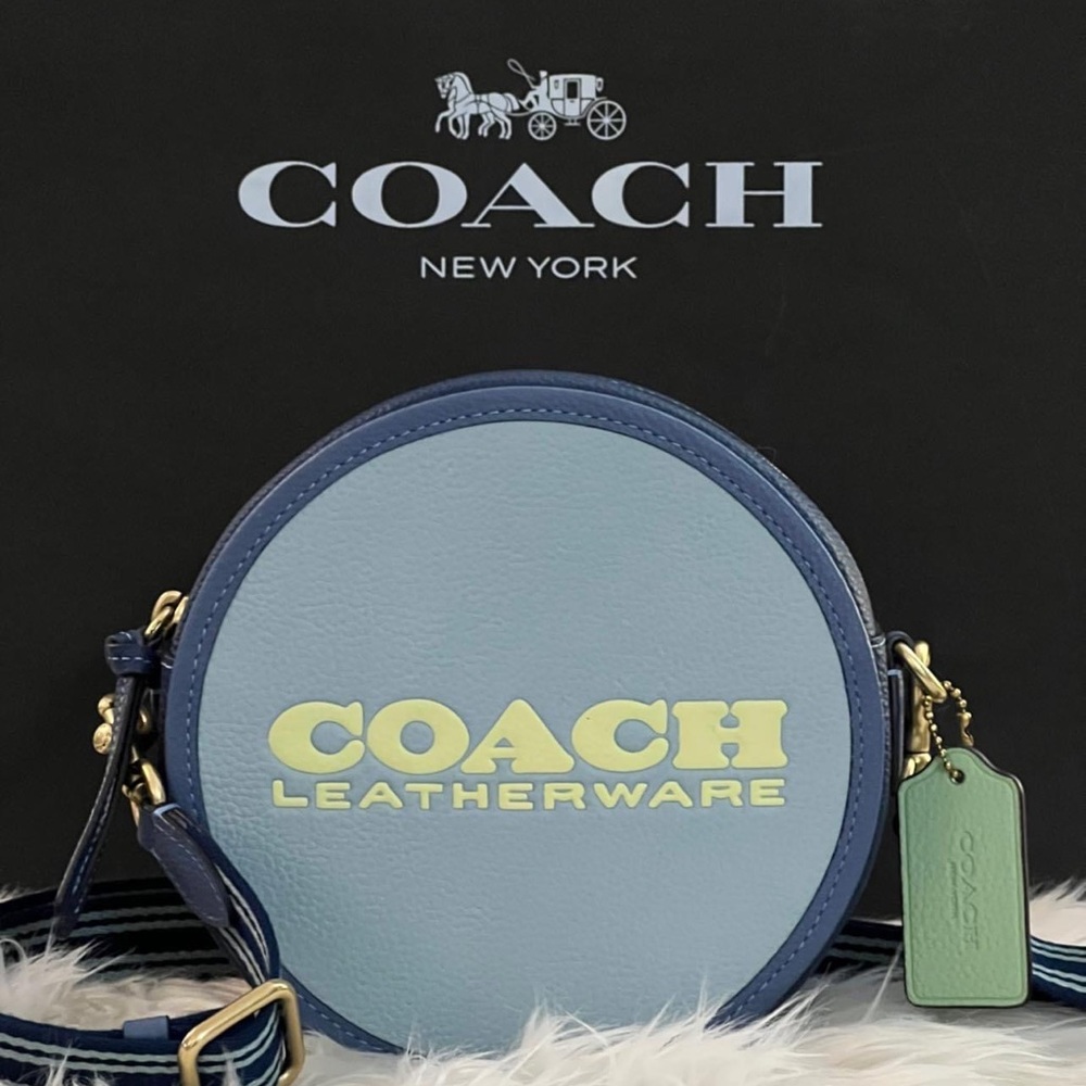 CA098 - Coach Kia Circle Bag in Colorblock - Picture 1 of 10